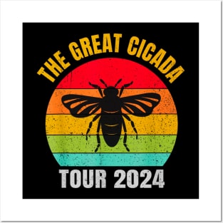 The great cicada tour 2024 Posters and Art
